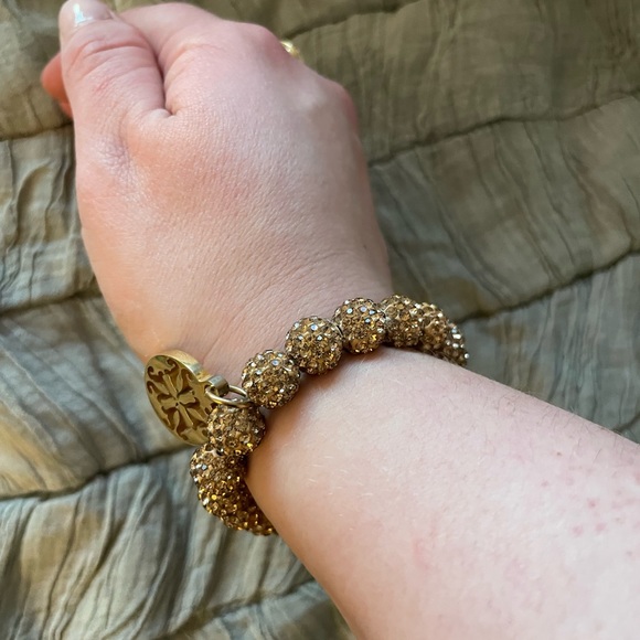 Rustic Cuff Emerson Gold Beaded Bracelet - Picture 4 of 4